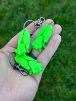 Cicada fidget toy 3D printed articulating keychain gift