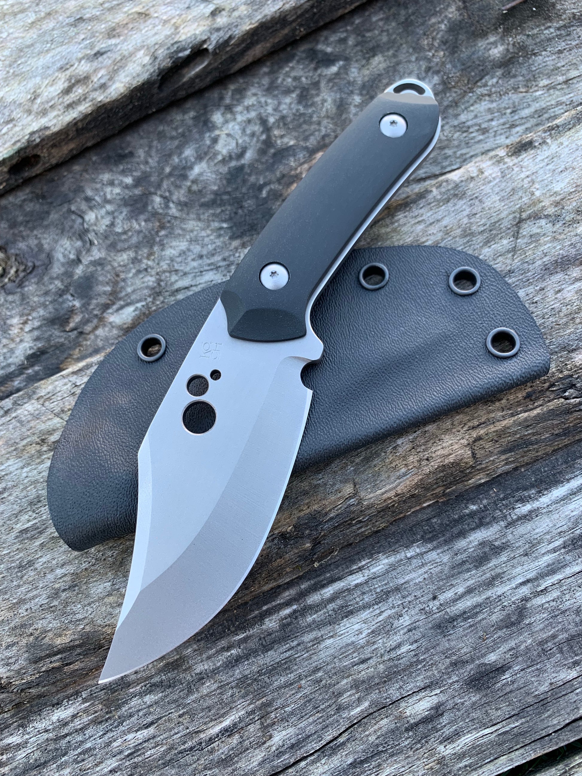 Koch Tools Co. Implicit Bowie EDC Fixed Blade Steel - Cord Wrap Steel